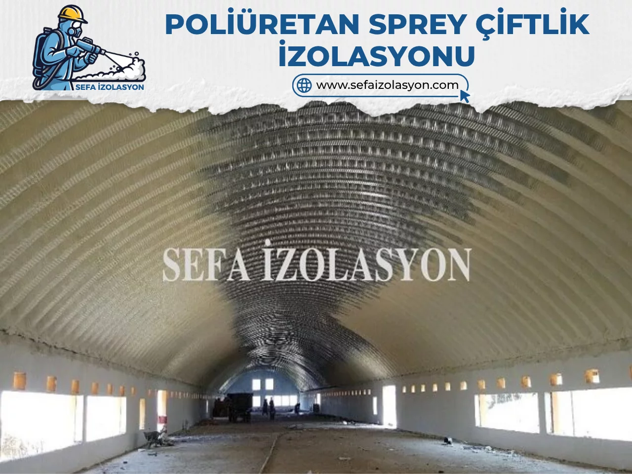 Poliüretan Sprey Çiftlik İzolasyonu