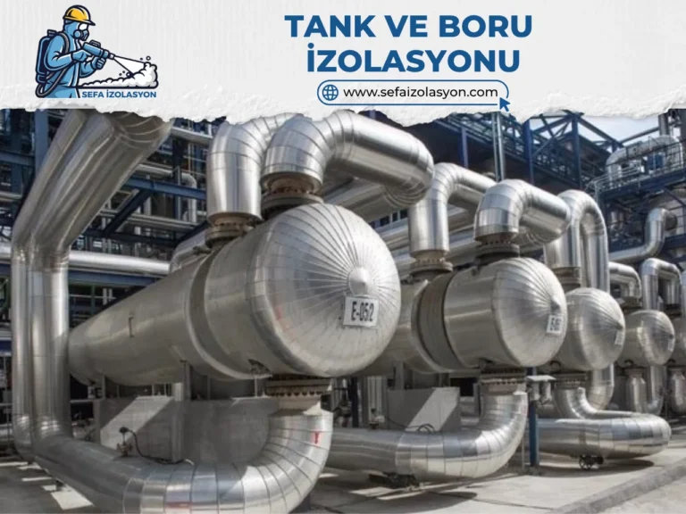Poliüretan Sprey Köpük Tank ve Boru İzolasyonu