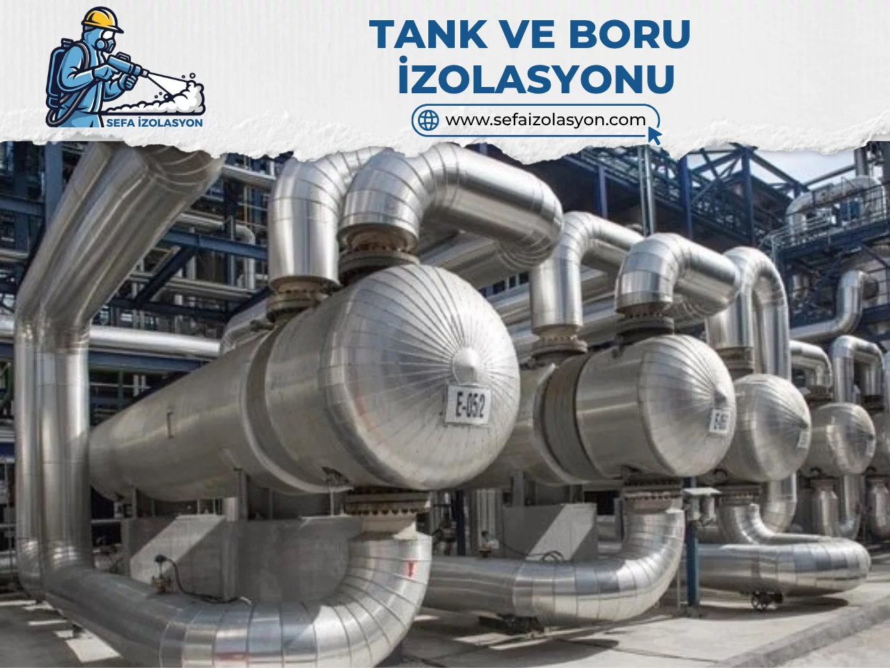 Poliüretan Sprey Köpük Tank ve Boru İzolasyonu