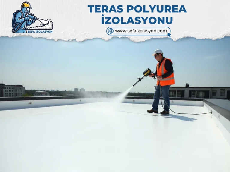 Polyurea Sprey Köpük Teras İzolasyonu